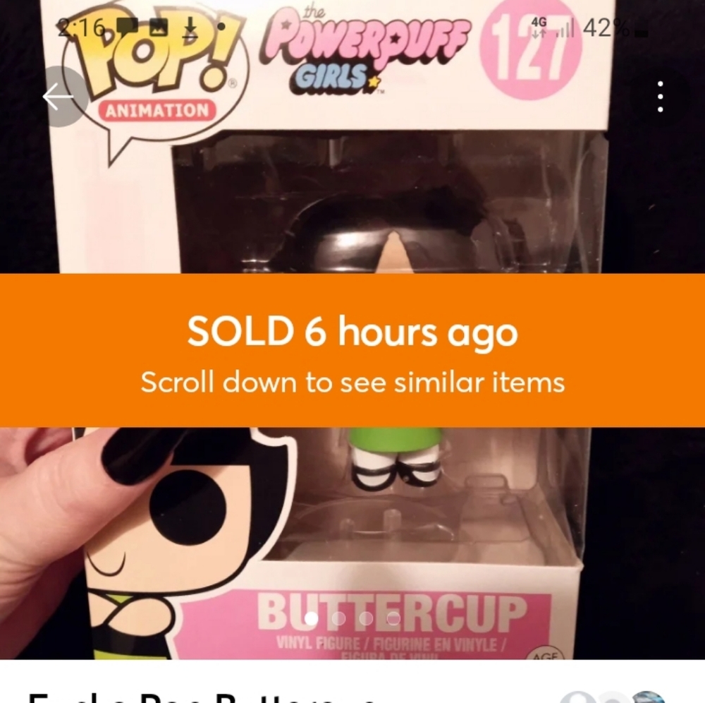 💚Powerpuff Girls Buttercup VAULTED Funko